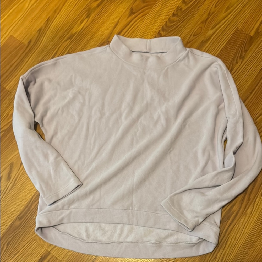 Dudley Stephens Soft Purple Fleece Top